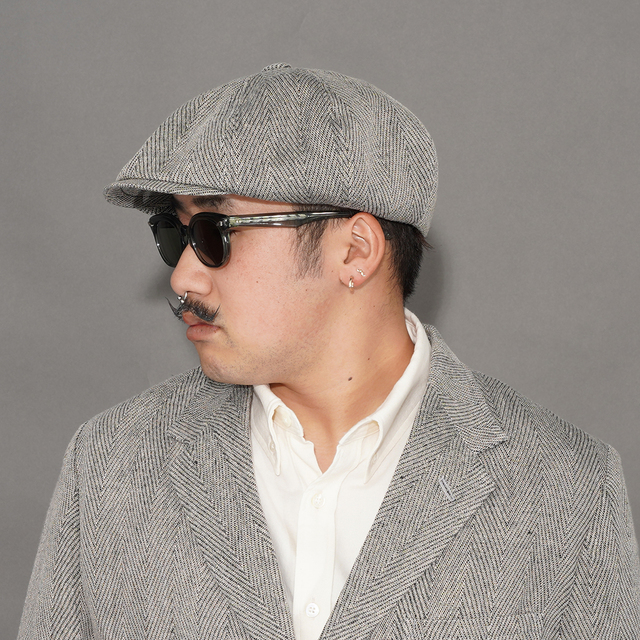BYGH61G01 /「TROPICAL - CASQUETTE / BLACK」キャスケット