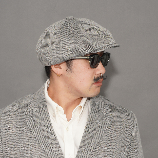 BYGH61G01 /「TROPICAL - CASQUETTE / BLACK」キャスケット
