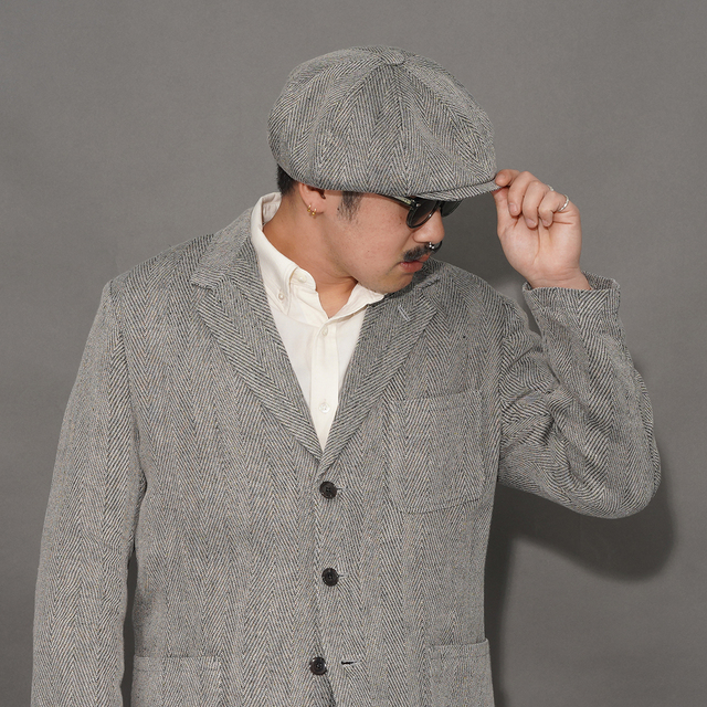 BYGH61G01 /「TROPICAL - CASQUETTE / BLACK」キャスケット