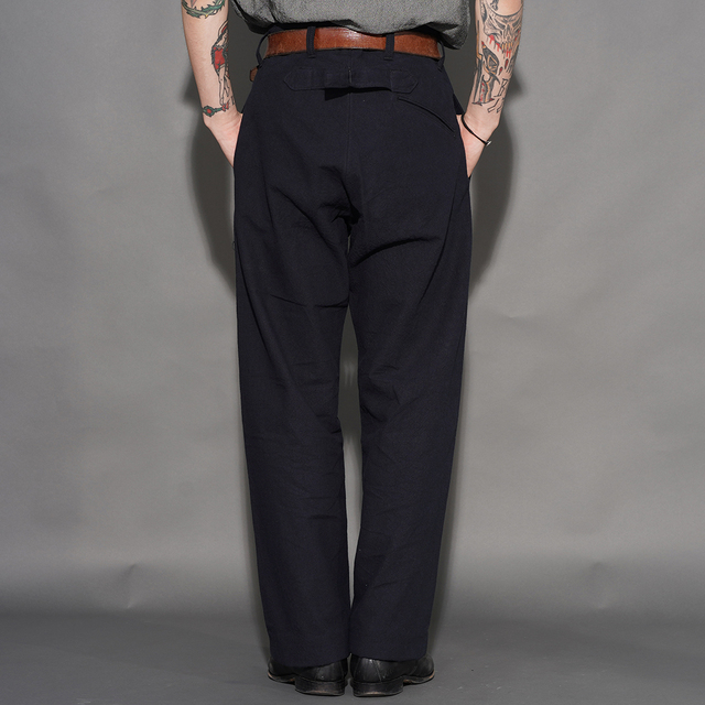 BSSP-26514 /「Ancient Cloth Avignon Trousers / Dead Tree Black
