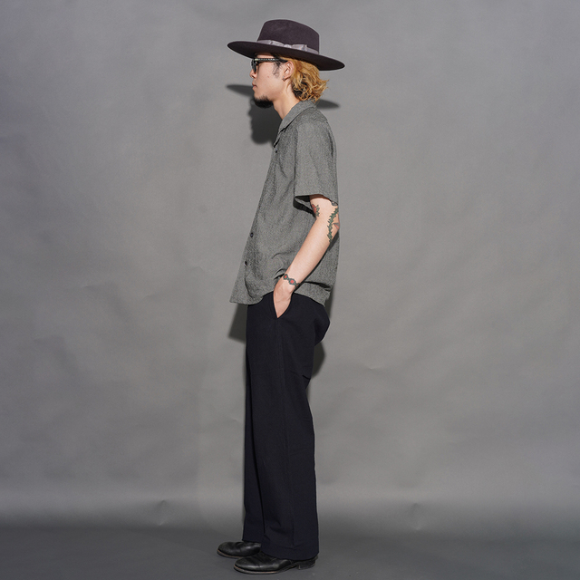 BSSP-26514 /「Ancient Cloth Avignon Trousers / Dead Tree Black