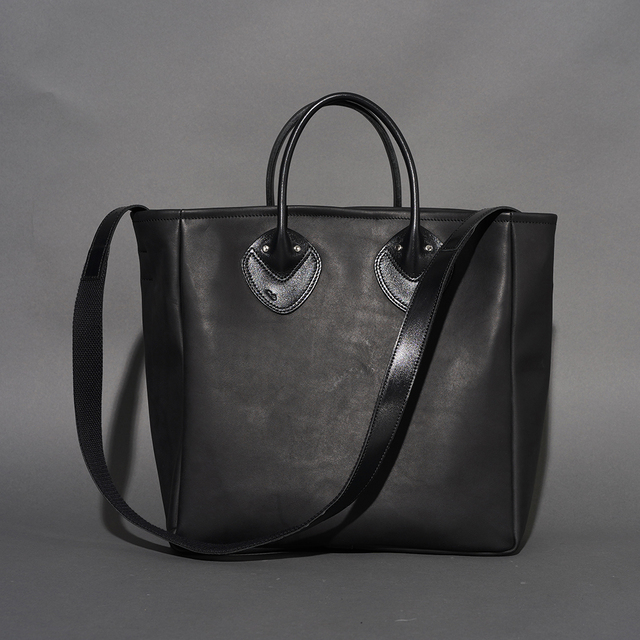 MOTO / モト「OILDE COW 2WAY BAG SMALL/ BLACK」オイルドカウレザー