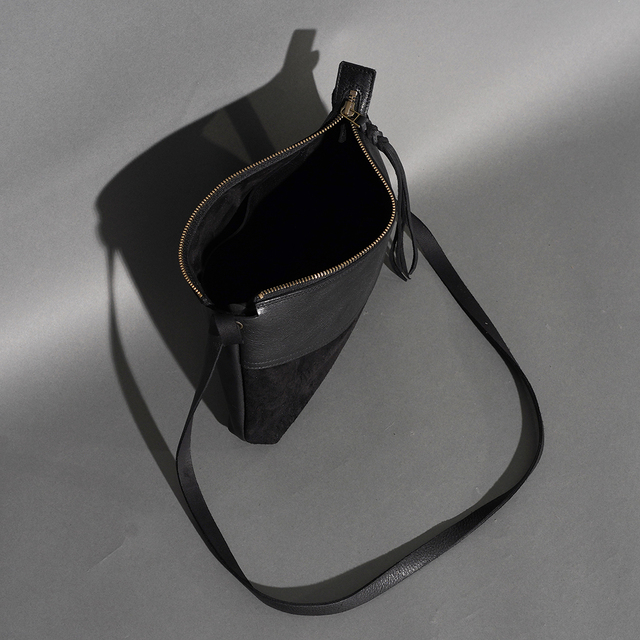 MOTOR / モーター「KUDU LEATHER SACOCHE BAG / BLACK」クードゥー