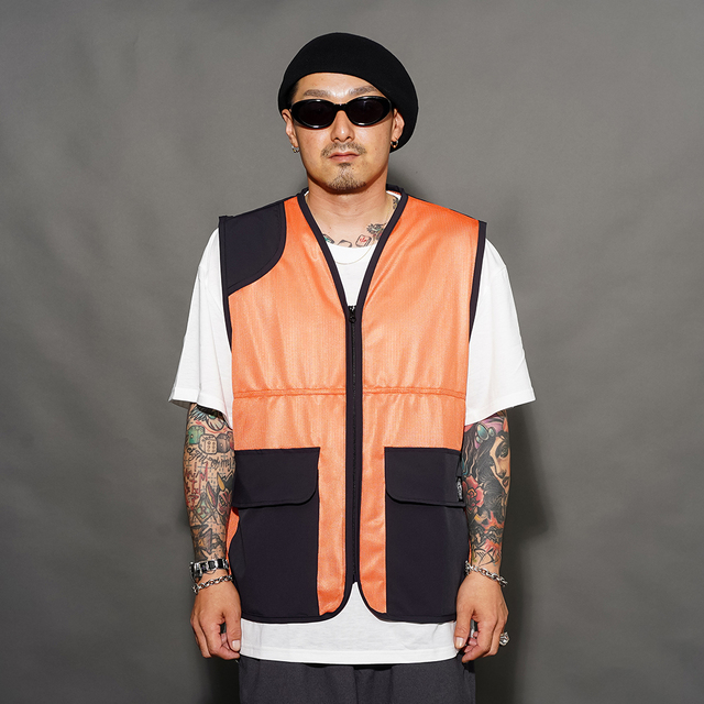 AWV-260101 /「MESH HUNTING VEST / ORANGE」メッシュハンティングベスト