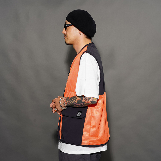 AWV-260101 /「MESH HUNTING VEST / ORANGE」メッシュハンティングベスト