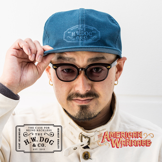 THE H.W.DOG&CO×AMEIRCAN WANNABE「C/W SERGE TRUCKER CAP」トラッカー 