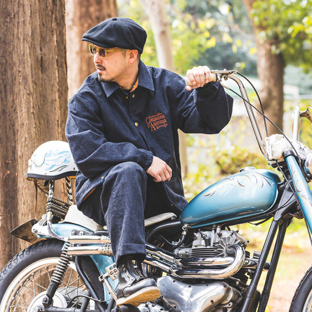 TROPHY CLOTHING×AMERICAN WANNABE「Warm Up Authentic Denim Jacket 