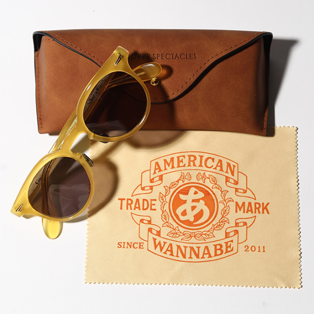 GROOVER グルーバー　AMERICAN WANNABEアセテート製眼鏡 限定】GROOVER×AMERICAN WANNABE「FOKKER Limited COLOR
