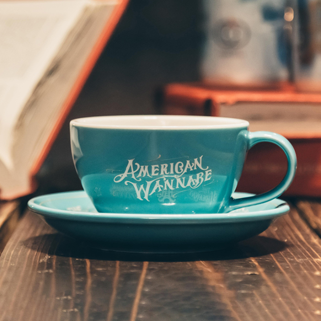 THE HIDEAWAY FACTORY×AMERICAN WANNABE 「“AH” MONOGRAM Cup