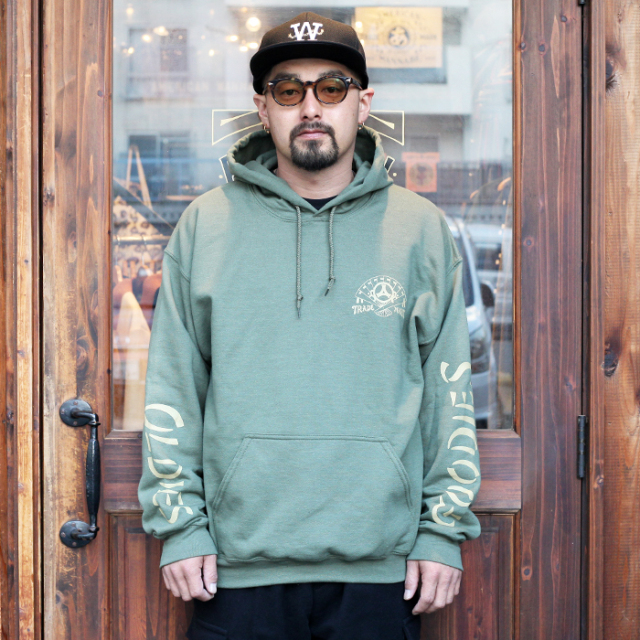 アメリカンワナビーバディ・ジョークス・ワナビー フード付きスウェット