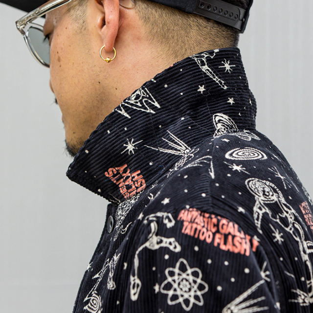 NASTOYS × TATTOO STUDIO YAMADA コーデュロイベスト 限定】NASTOYS × TATTOO STUDIO YAMADA「“GALAXY TATTOO FLASH