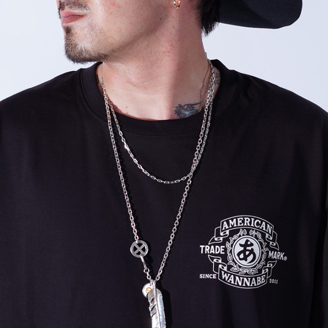 AWTO-250101 /「TRADE MARK S/S TEE / BLACK」プリントS/S Tシャツ