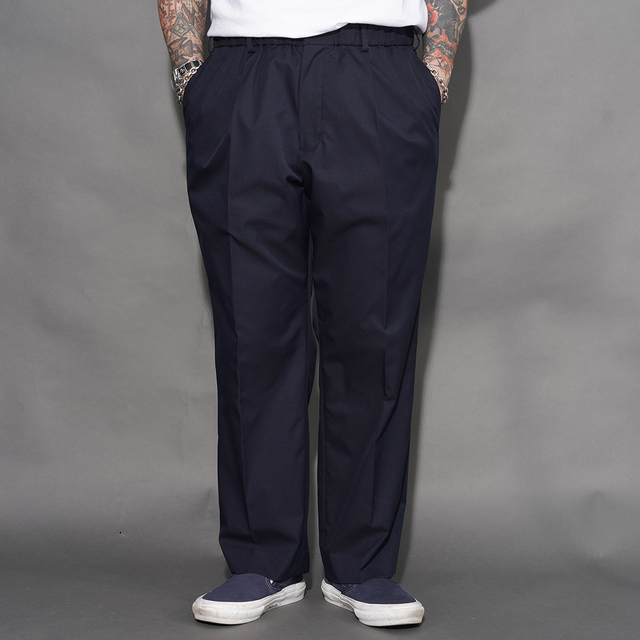 AWP-260101 /「EASY-WAIST SLACKS / NAVY」イージーウエストスタックス