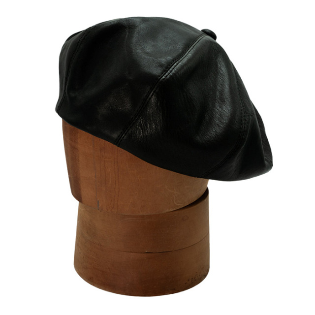 B-801 /「BIG BERET / COW HIDE」ビッグベレー帽
