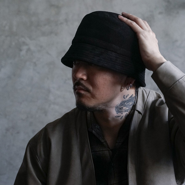 B-602 /「S.B. BUCKET HAT / DEER SUEDE」バケットハット