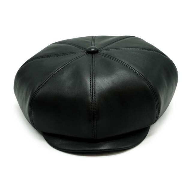 BRUNEL&CO. HATMAKERS レザーキャスケット BRUNEL&Co. HATMAKERS × 新喜皮革 × モヒカン小川 ホースハイド