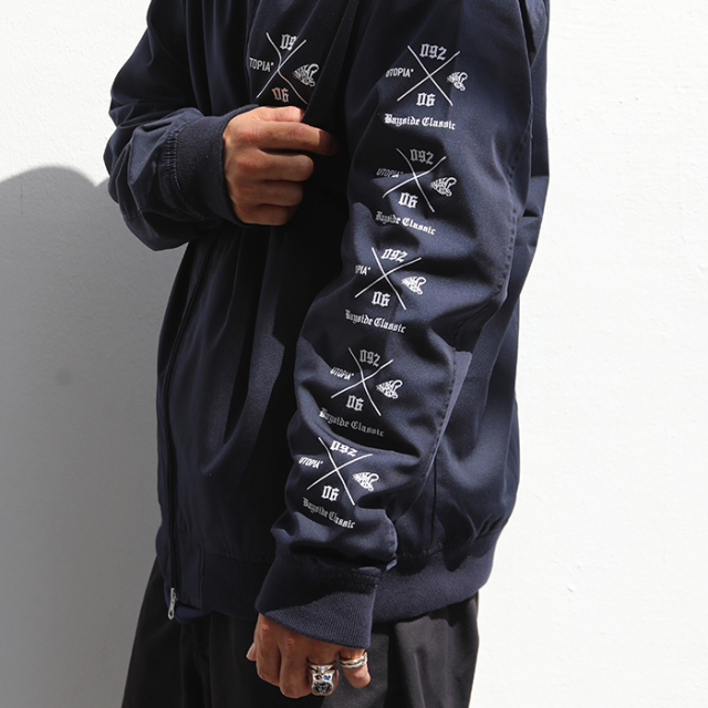 限定】UTOPIA×NASTOYS「NASTOPIA TEAM JACKET / NAVY」チームジャケット