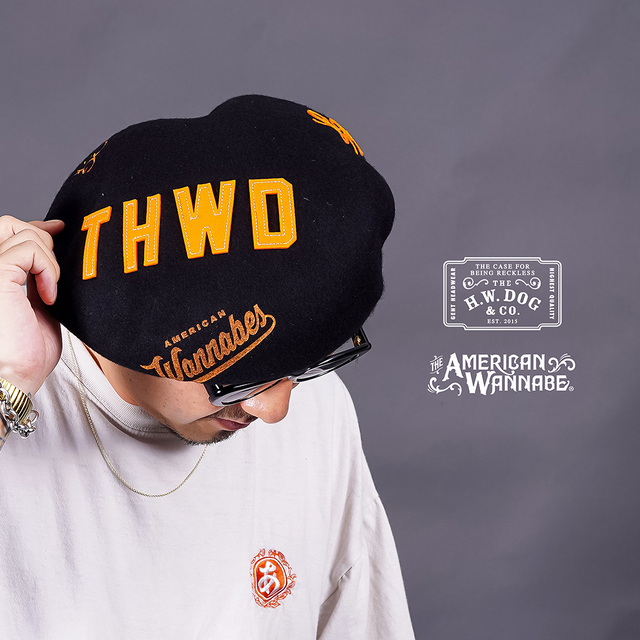 LIMITED ITEM】THE H.W.DOG&CO×THE AMERICAN WANNABE「CUSTOM Beret