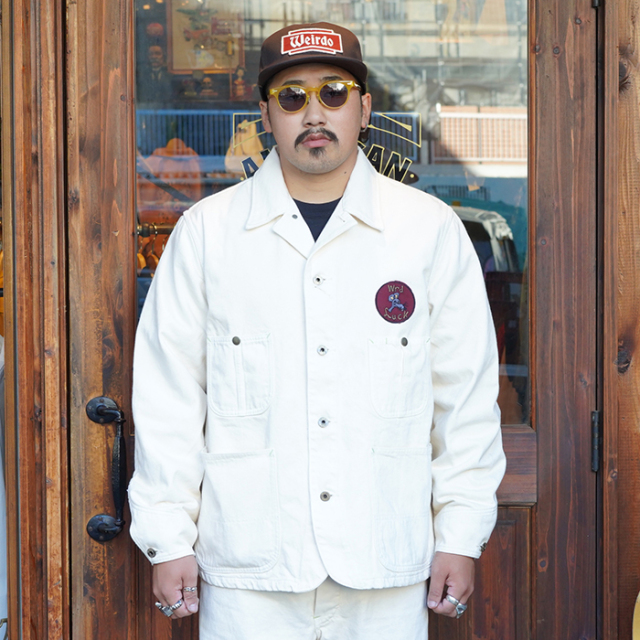 WRD-24-AW-05 /「GOOD WORK? - ENGINEER JACKET / IVORY」デニム 