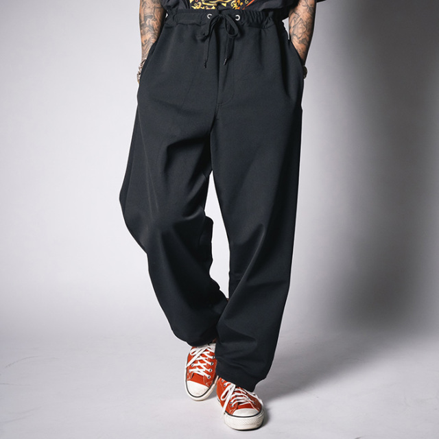 NTP-240202 /「Eazy Rib Pants / BLACK」イージーリブパンツ