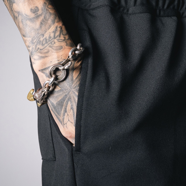 NTP-240202 /「Eazy Rib Pants / BLACK」イージーリブパンツ