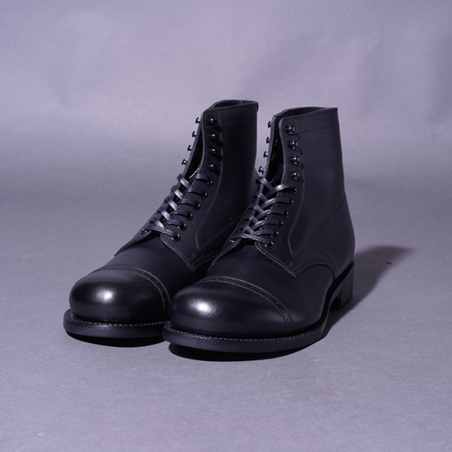BLACK SIGN/ブラックサイン「Army Last Mid Cut Dress / Black」ミッドカットキャップトゥシューズ