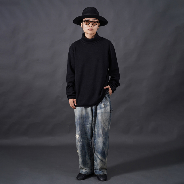 あ*ん様 PORTER CLASSIC フレンチサーマル タートルネック ワッフ PORTER CLASSIC / ポータークラシック「GINZA FILM MAKERS KNIT