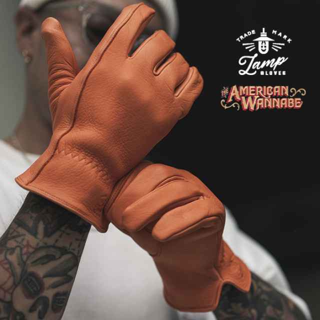 限定】Lamp gloves × AMERICAN WANNABE「Deer Utility glove standard 