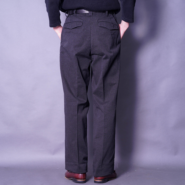 NICENESS WALLER オフィサートラウザー BLACK S NICENESS WALLER オフィサートラウザー BLACK S - メルカリ