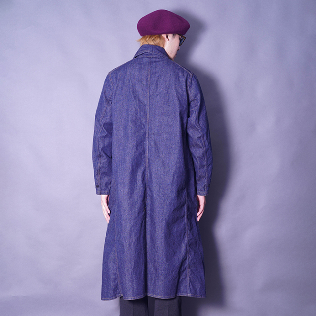 BSFJ-25404 /「1930s Hitman Coat / Dark Indigo」ロングコート