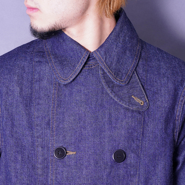BSFJ-25404 /「1930s Hitman Coat / Dark Indigo」ロングコート