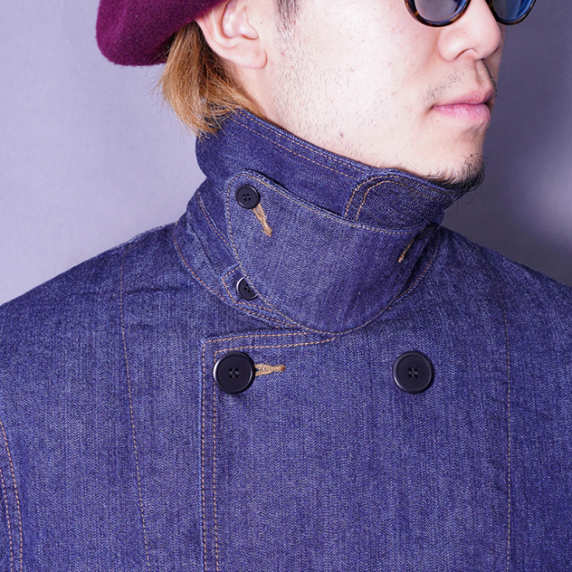 BSFJ-25404 /「1930s Hitman Coat / Dark Indigo」ロングコート