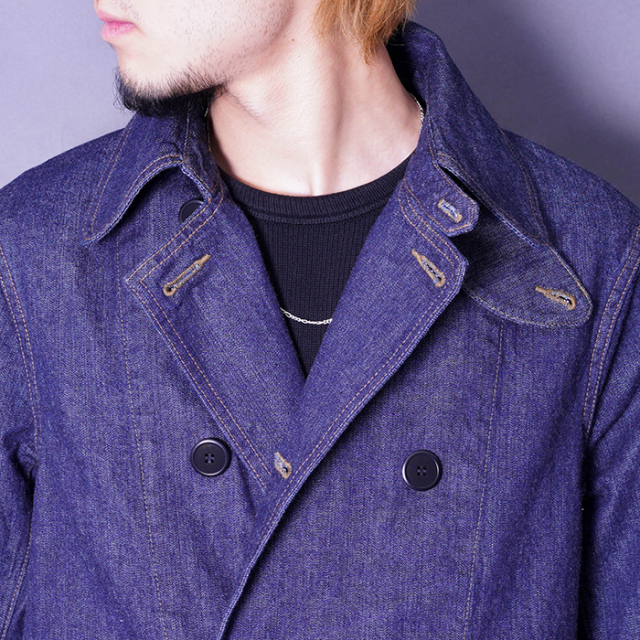 BSFJ-25404 /「1930s Hitman Coat / Dark Indigo」ロングコート