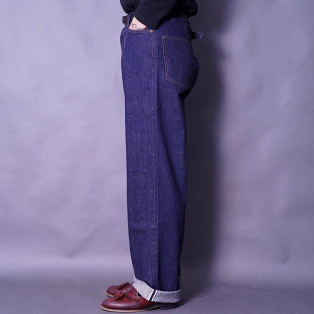 BSFP-25506 /「1920s 9oz Death Valley Waist-Overalls / Dark Indigo