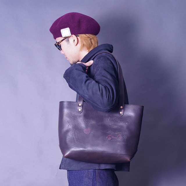 GLAD HANDトートバッグ GLAD HAND（グラッドハンド） バッグ GLAD HAND LEATHER PURSE BAG