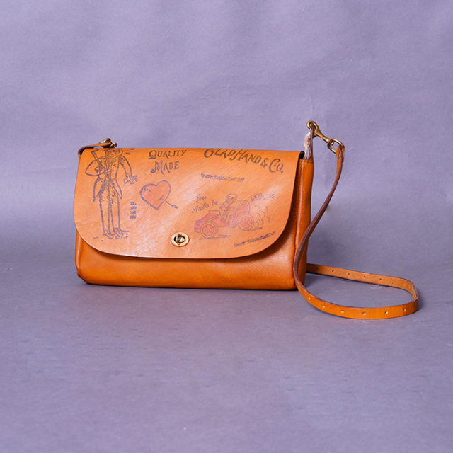 vasco × GLADHAND「LEATHER 3WAY CLUTCH BAG / BROWN」3WAYレザークラッチバッグ