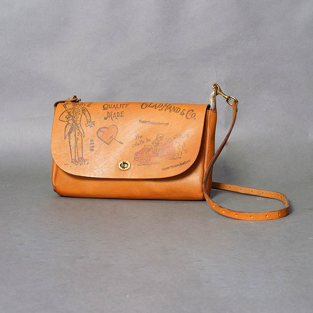 vasco × GLADHAND「LEATHER 3WAY CLUTCH BAG / BROWN」3WAYレザークラッチバッグ