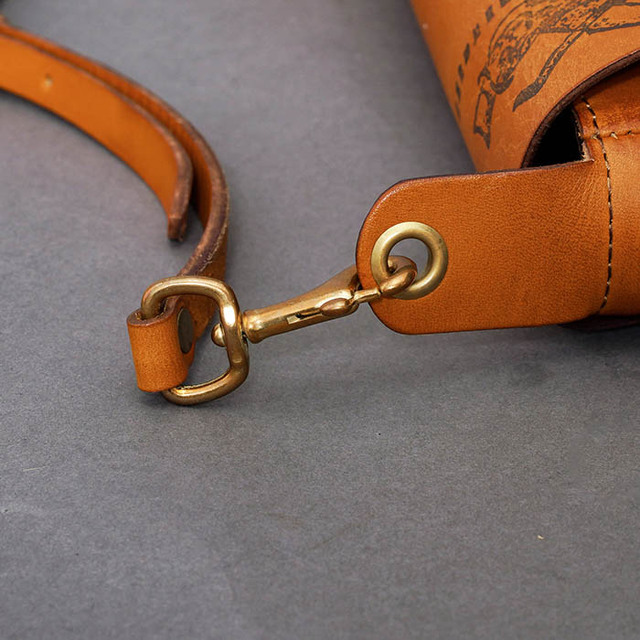 vasco × GLADHAND「LEATHER 3WAY CLUTCH BAG / BROWN」3WAYレザー