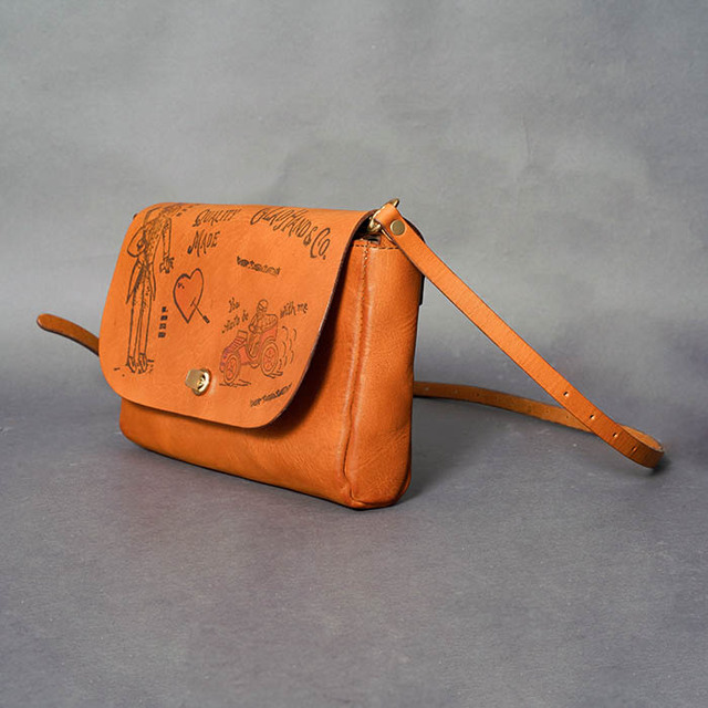 VASCO 3way レザー　クラッチバック vasco × GLADHAND「LEATHER 3WAY CLUTCH BAG / BROWN」3WAYレザー