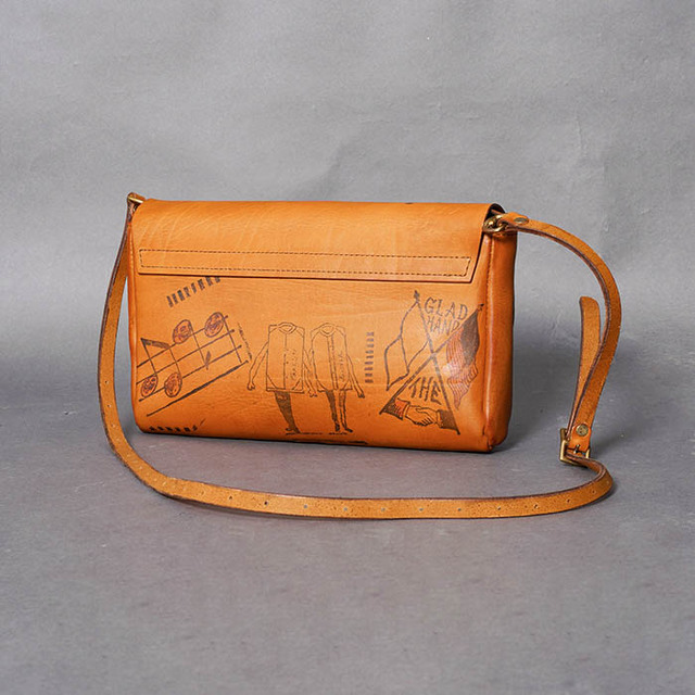 vasco × GLADHAND「LEATHER 3WAY CLUTCH BAG / BROWN」3WAYレザー