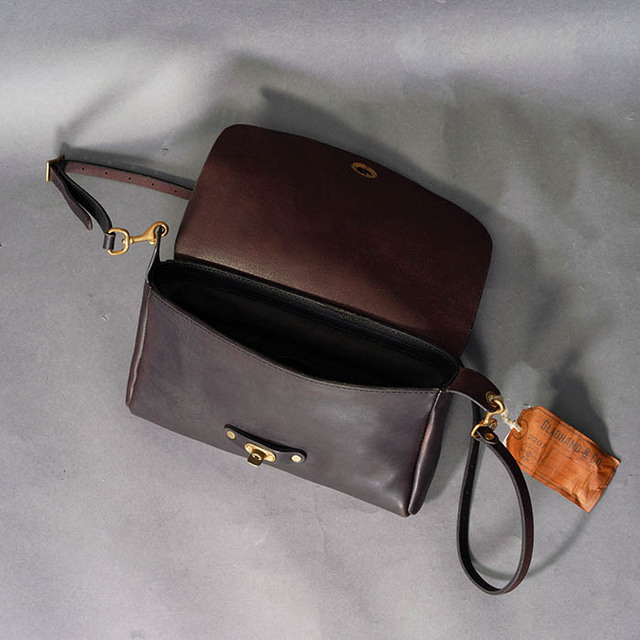 vasco × GLADHAND「LEATHER 3WAY CLUTCH BAG / BLACK」3WAYレザー
