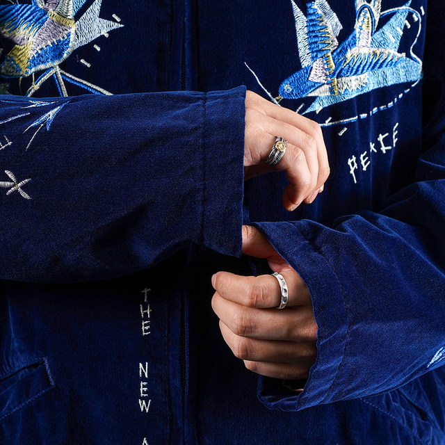 PORTER CLASSIC / ポータークラシック「VELVETEEN HIPPIE SOUVENIR ZIP