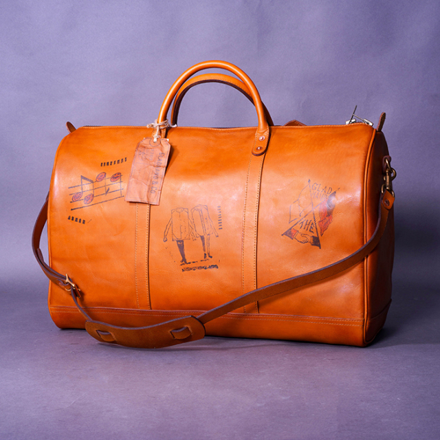 vasco × GLADHAND「LEATHER TRAVEL BOSTON BAG / BROWN」レザー