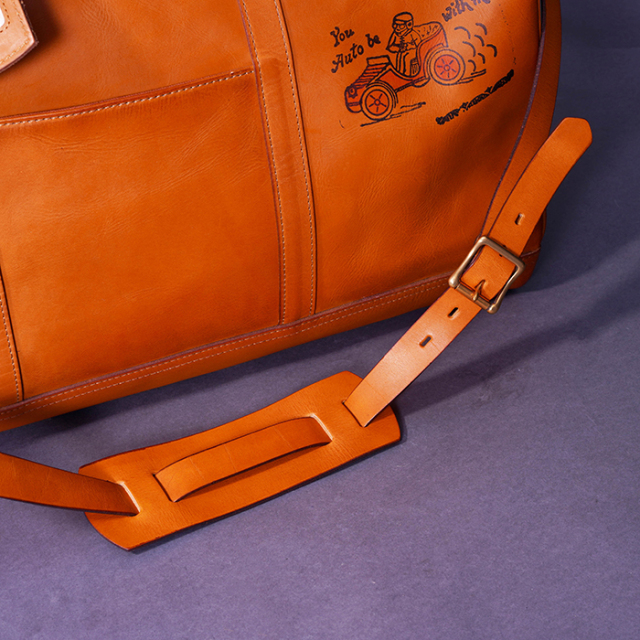 GLADHAND ボストンバッグ 全2色【GLAD HAND/グラッドハンド】×【vasco/ヴァスコ】「Leather