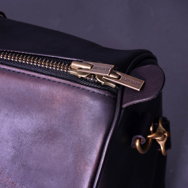 vasco × GLADHAND「LEATHER TRAVEL BOSTON BAG / BLACK」レザー