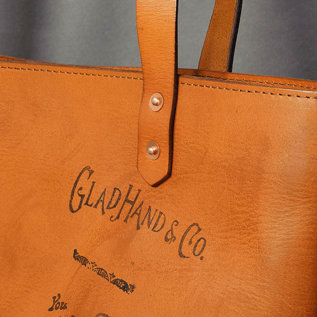 vasco × GLADHAND「LEATHER TRAVEL TOTE BAG / BROWN」レザートートバッグ