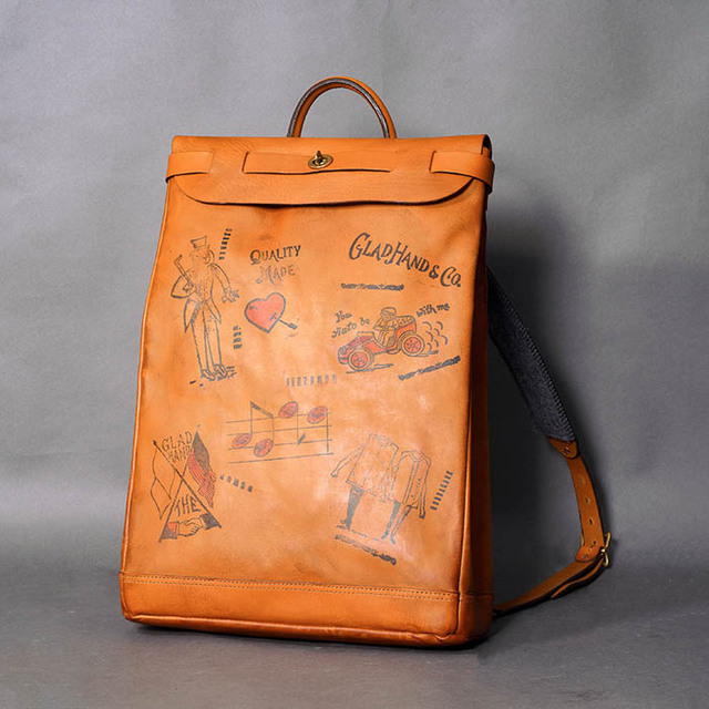 vasco × GLADHAND「LEATHER VOYAGE 2WAY RUCKSACK / BROWN」2WAYレザーリュックサック