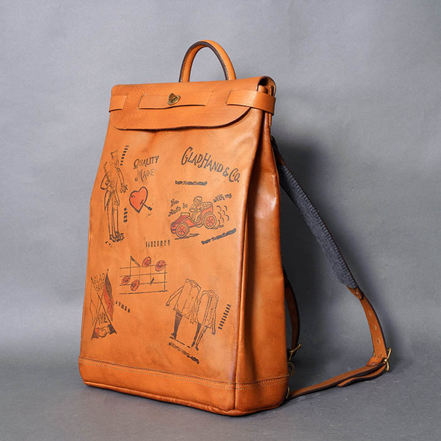 Gladhand リュック vasco × GLADHAND「LEATHER VOYAGE 2WAY RUCKSACK / BROWN」2WAYレザー