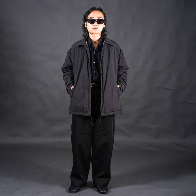 PORTER CLASSIC / ポータークラシック「WEATHER COACH JACKET / BLACK