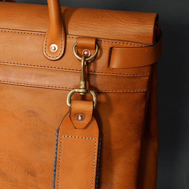 vasco × GLADHAND「LEATHER VOYAGE 2WAY RUCKSACK / BROWN」2WAYレザー